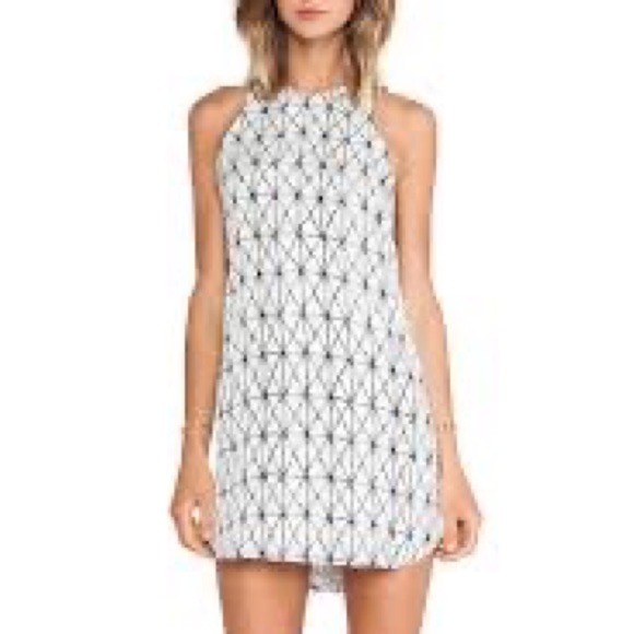 A.L.C,Luxury 100% Silk,(MSRP $311 on Revolve), Black & Cream Geo Design,EUC - Picture 3 of 10